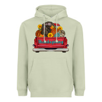 Matcha thanksgiving truck turkey pumpkin Heavyweight Hoodie - AdoDesignShop