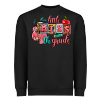 Black little miss 4 th grade Heavyweight Sweatshirt - AdoDesignShop