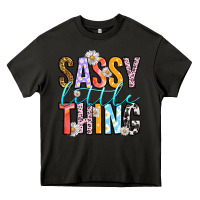 Asphalt sassy little thing Heavy Core Tee - RanaPortraitStore