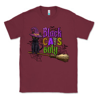 Burgundy black cats only Classic Tee - CowGirlArtShop