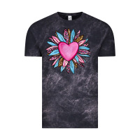 Cloud Black valentine's day sunflower olivia Vintage Tee - OliviaCreatesArt