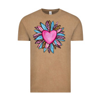Vintage Coffee valentine's day sunflower olivia Vintage Tee - OliviaCreatesArt