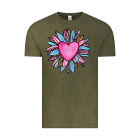 Vintage Olive valentine's day sunflower olivia Vintage Tee - OliviaCreatesArt