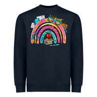 Navy school rainbow Heavyweight Sweatshirt - AdoDesignShop