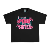 Black i wear pink for my sister Urban Heavy Tee - FaDigitalArtStudio