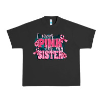 Pigment Black i wear pink for my sister Urban Heavy Tee - FaDigitalArtStudio