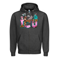 Charcoal Heather icu Zipper Hoodie - AdoDesignShop