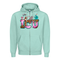 Seafoam icu Zipper Hoodie - AdoDesignShop