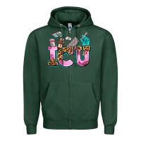 Sports Green icu Zipper Hoodie - AdoDesignShop