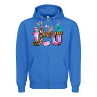 True Royal icu Zipper Hoodie - AdoDesignShop