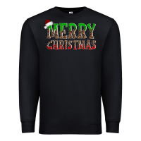 Black merry christmas Premium Sweatshirt - AdoDesignShop