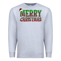 Heather Grey merry christmas Premium Sweatshirt - AdoDesignShop