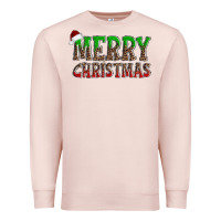 Pale Pink merry christmas Premium Sweatshirt - AdoDesignShop