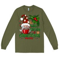 Army Green Hot Cocoa And Christmas Movie Long Sleeve Tee - BundleAndBundleShop