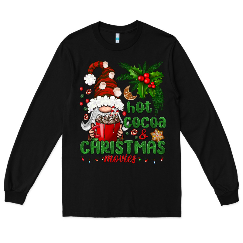 Hot Cocoa And Christmas Movie Long Sleeve Tee by BundleAndBundleShop | Teevron