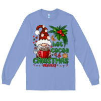 Colony Blue Hot Cocoa And Christmas Movie Long Sleeve Tee - BundleAndBundleShop