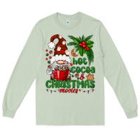 Matcha Hot Cocoa And Christmas Movie Long Sleeve Tee - BundleAndBundleShop