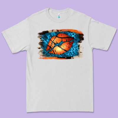 Basketball Lips Premium Tee Designed By Jasminsmagicworld