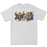 Dove Grey teacher mardi gras Premium Tee - CowGirlArtShop