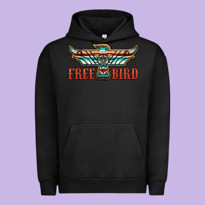 Thunderbird Free Bird Urban Hoodie Designed By Jahusdesignshop
