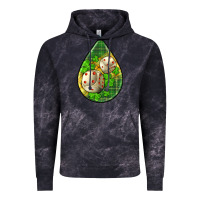 Cloud Black st.patrick's teardrop earrings Vintage Hoodie - FaDigitalArtStudio