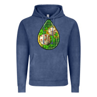 Vintage Denim st.patrick's teardrop earrings Vintage Hoodie - FaDigitalArtStudio