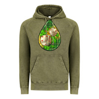 Vintage Olive st.patrick's teardrop earrings Vintage Hoodie - FaDigitalArtStudio