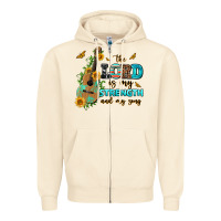 Sandshell the lord is my strength and my song guitar with su Zipper Hoodie - AdoDesignShop