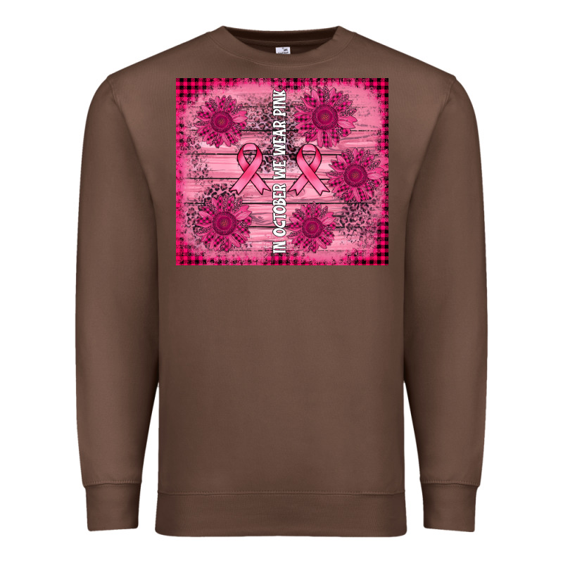 In October We Wear Pink Premium Sweatshirt by AdoDesignShop | Teevron