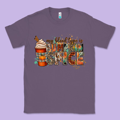 My Blood Type Is Pumpkin Spice Classic Tee Designed By Cowgirlartshop
