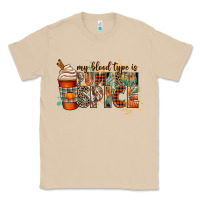 Mushroom my blood type is pumpkin spice Classic Tee - CowGirlArtShop