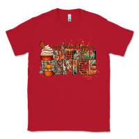 Red my blood type is pumpkin spice Classic Tee - CowGirlArtShop