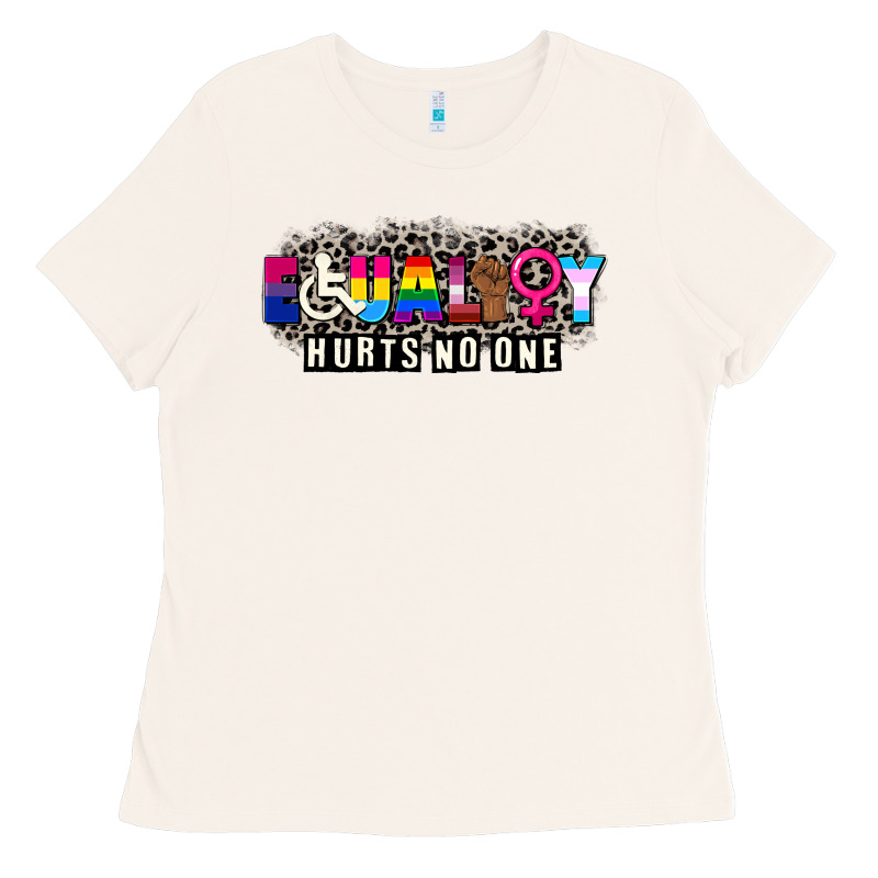 Pride Equality Hurts No One Ladies Tee by CowGirlArtShop | Teevron