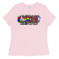 Bubblegum Pink Pride equality hurts no one Ladies Tee - CowGirlArtShop