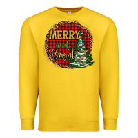 Lemon merry and bright christmas tree Premium Sweatshirt - AdoDesignShop