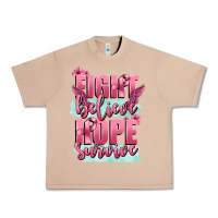Burro fight believe hope survive cancer awareness Urban Heavy Tee - FaDigitalArtStudio