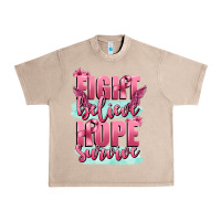French Oak fight believe hope survive cancer awareness Urban Heavy Tee - FaDigitalArtStudio
