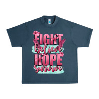 Midnight Navy fight believe hope survive cancer awareness Urban Heavy Tee - FaDigitalArtStudio