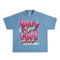 Pebble Blue fight believe hope survive cancer awareness Urban Heavy Tee - FaDigitalArtStudio