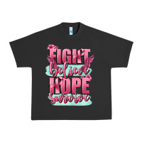 Pigment Black fight believe hope survive cancer awareness Urban Heavy Tee - FaDigitalArtStudio