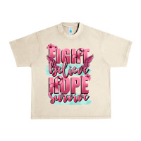Sandshell fight believe hope survive cancer awareness Urban Heavy Tee - FaDigitalArtStudio