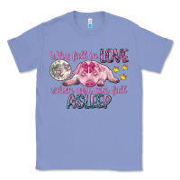 Colony Blue why fall in love when you can fall asleep Classic Tee - CowGirlArtShop