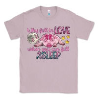 Lilac why fall in love when you can fall asleep Classic Tee - CowGirlArtShop
