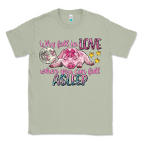 Matcha why fall in love when you can fall asleep Classic Tee - CowGirlArtShop