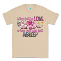 Mushroom why fall in love when you can fall asleep Classic Tee - CowGirlArtShop