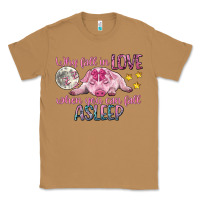 Toasted Coconut why fall in love when you can fall asleep Classic Tee - CowGirlArtShop