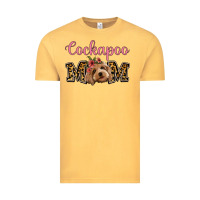 Vintage Mustard Cockapoo Mom Vintage Tee - Jasminsmagicworld