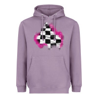 Lavender race flag glitter patch Heavyweight Hoodie - AdoDesignShop
