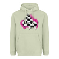 Matcha race flag glitter patch Heavyweight Hoodie - AdoDesignShop