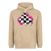 Mushroom race flag glitter patch Heavyweight Hoodie - AdoDesignShop